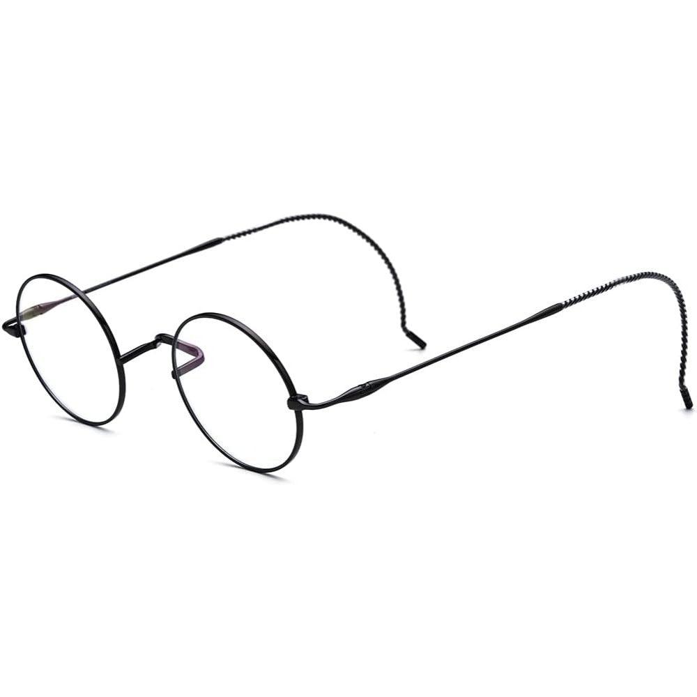 Titanium Wire Rim Glasses No Nose Pads A185725