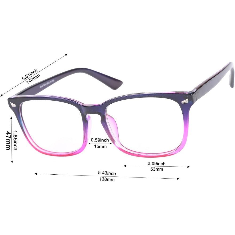 Classic Square Eyeglasses A8082 - AGSTUM OPTICAL