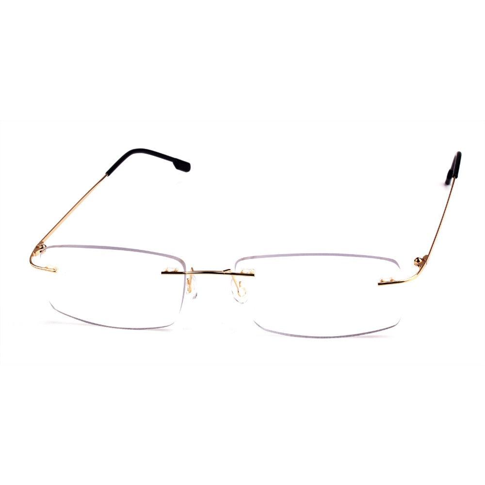 Titanium Alloy Flexible Rimless Hinged Optical Eyeglasses A305 - AGSTUM OPTICAL