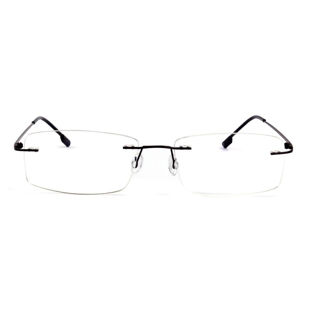 Titanium Alloy Flexible Rimless Hinged Optical Eyeglasses A305 - AGSTUM OPTICAL