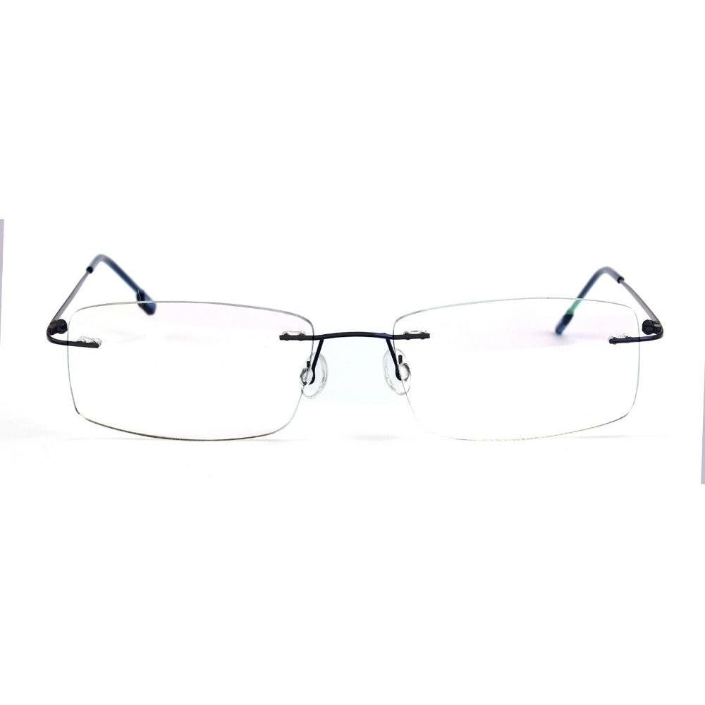 Titanium Alloy Flexible Rimless Hinged Optical Eyeglasses A305 - AGSTUM OPTICAL