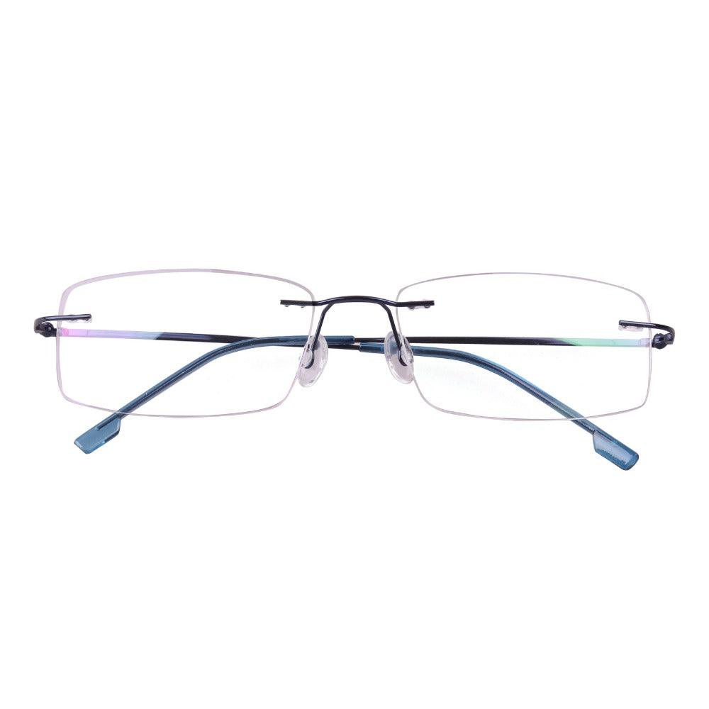 Titanium Alloy Flexible Rimless Hinged Optical Eyeglasses A305 - AGSTUM OPTICAL