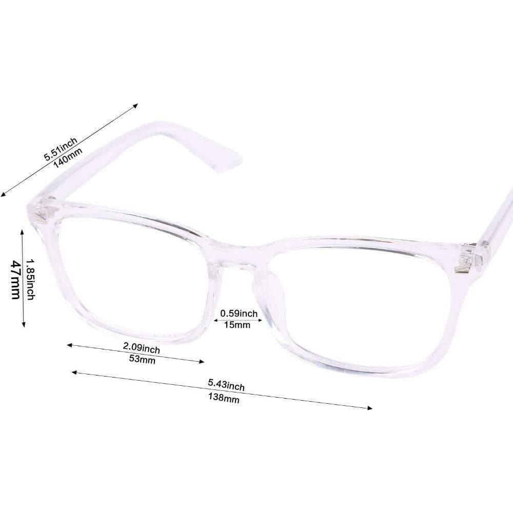 Classic Square Eyeglasses A8082 - AGSTUM OPTICAL