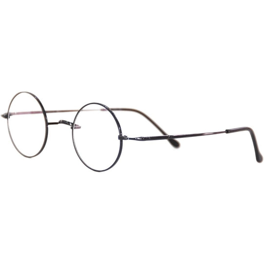 Pure Titanium Retro Round Eyeglasses without Nose Pads model A8731 | Agstum Optical