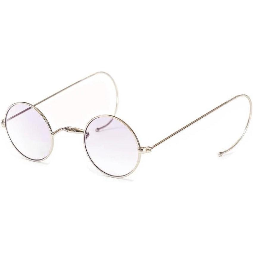 Retro Small Round Wire Rim Gradient Tinted Sunglasses A2139 - AGSTUM OPTICAL