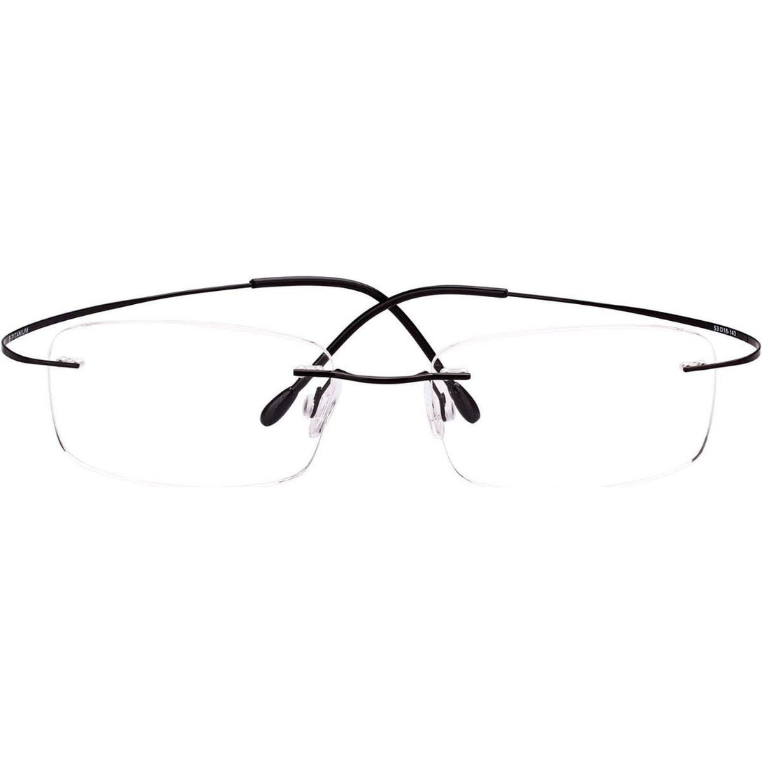 Titanium Rimless Flexible Hingeless Optical Eyeglasses A1002 - AGSTUM OPTICAL