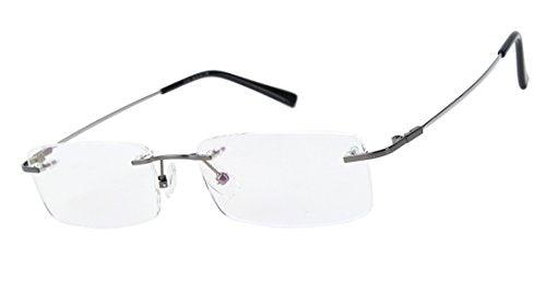 Flexible Rimless Titanium Alloy Eyeglasses A8125 - AGSTUM OPTICAL