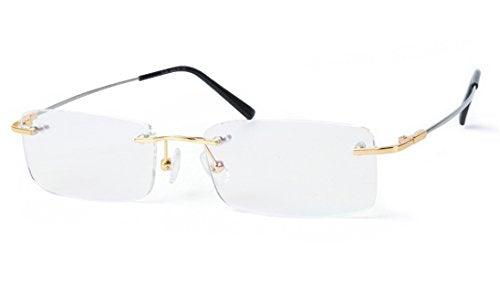 Flexible Rimless Titanium Alloy Eyeglasses A8125 - AGSTUM OPTICAL