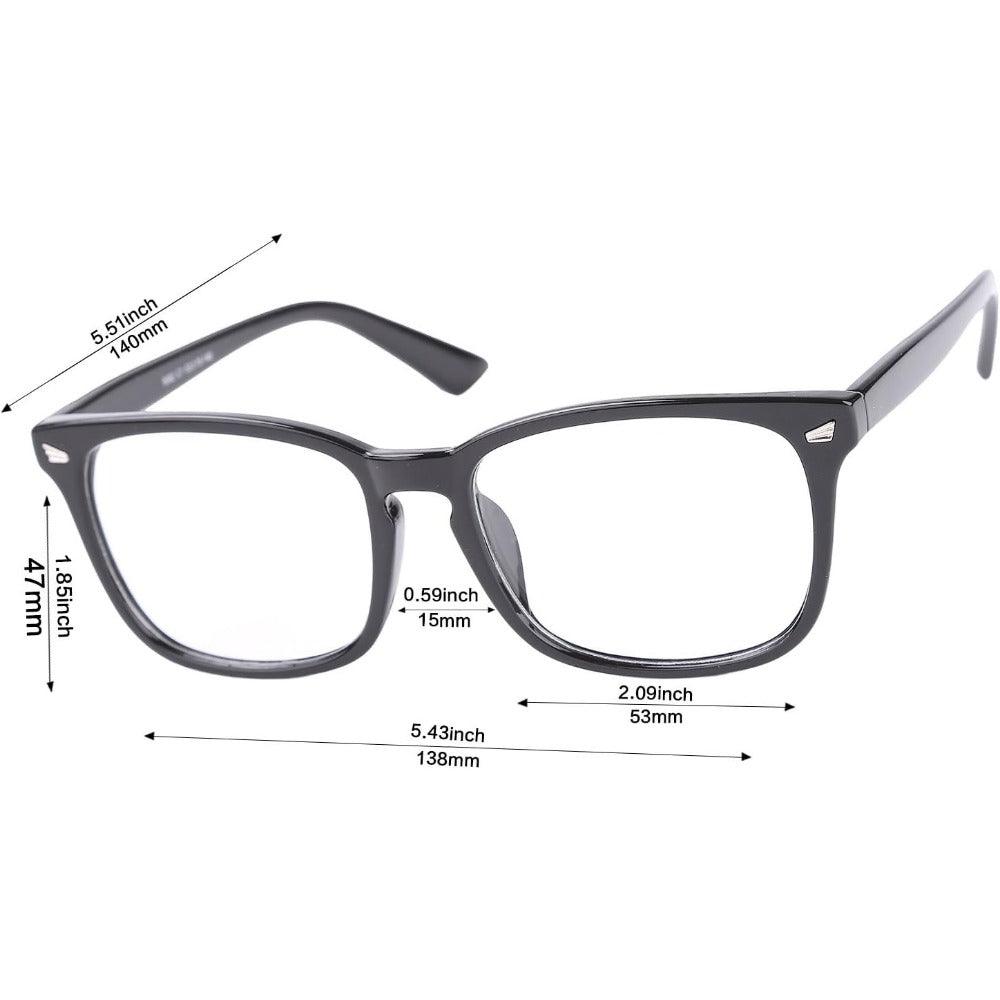 Classic Square Eyeglasses A8082 - AGSTUM OPTICAL