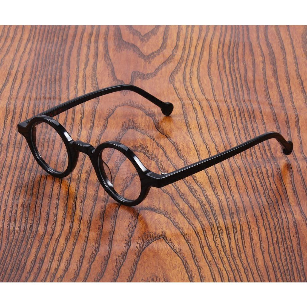 Handmade Acetate Wood Stripes Eyeglasses A5802 - AGSTUM OPTICAL