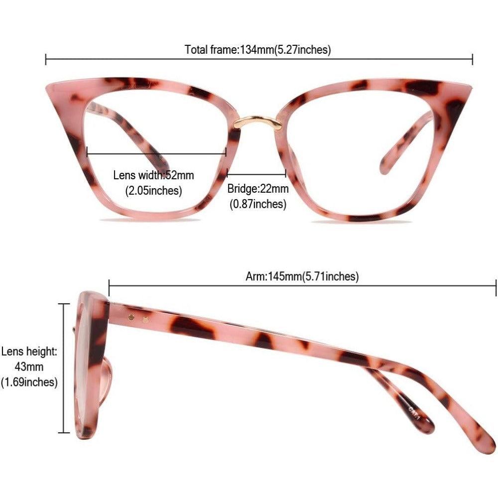 Womens Cat Eye Eyeglasses A97093 - AGSTUM OPTICAL