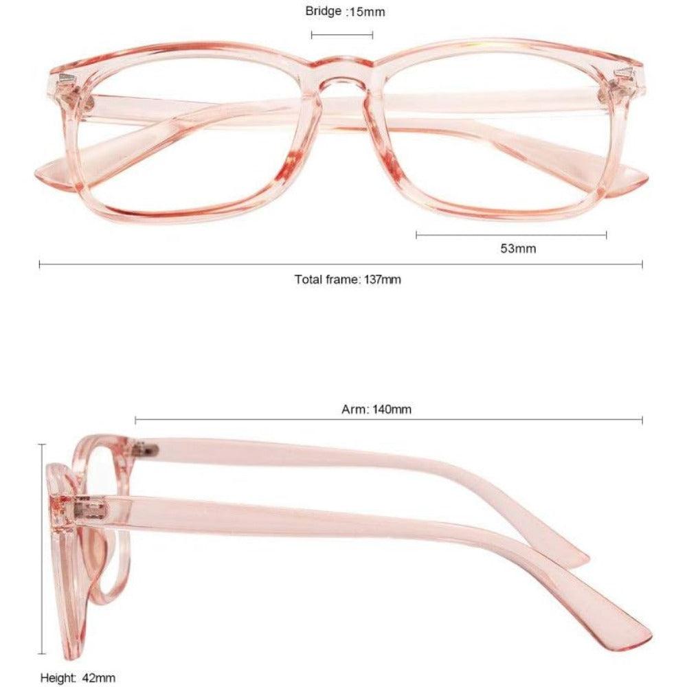 Classic Square Eyeglasses A8082 - AGSTUM OPTICAL