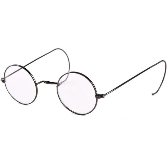 Blue Light Filter Reading Glasses Wire Rim Glasses - No Nose Pads model A2039 | Agstum Optical