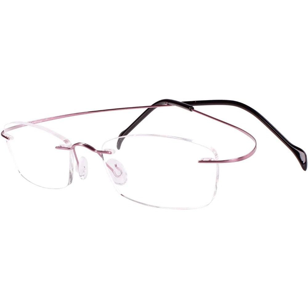 Titanium Rimless Flexible Hingeless Eyeglasses for Women A1001 - AGSTUM OPTICAL