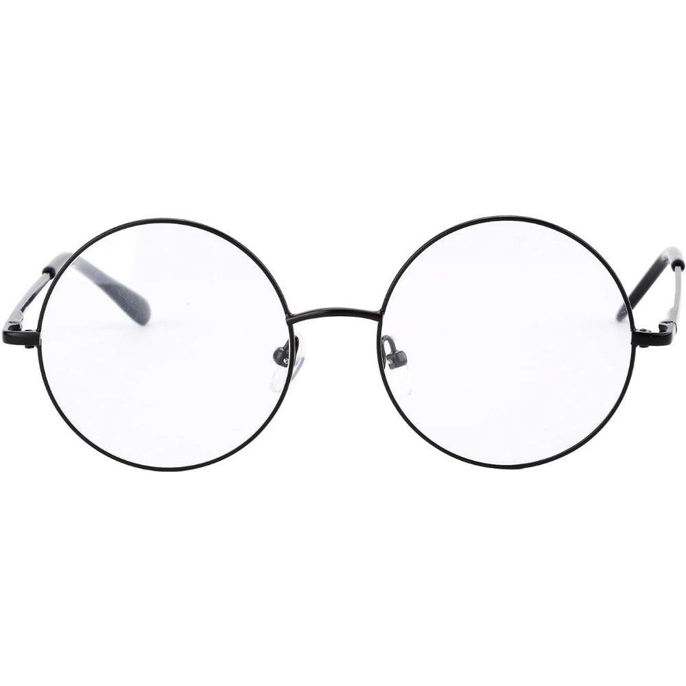 Retro Round Metal Eyeglasses with Spring Hinge A206 - AGSTUM OPTICAL