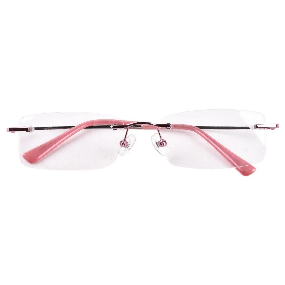 Flexible Rimless Titanium Alloy Eyeglasses A8125 - AGSTUM OPTICAL