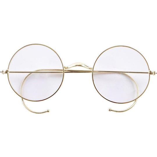 Mid/Large Round Wire Rim Glasses No Nose Pads model A2149 | Agstum Optical