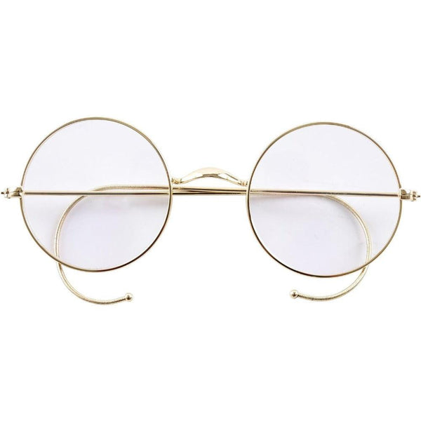 Mid / Large Round Wire Rim Eyeglasses (without Nose Pads) A2149 - AGSTUM OPTICAL