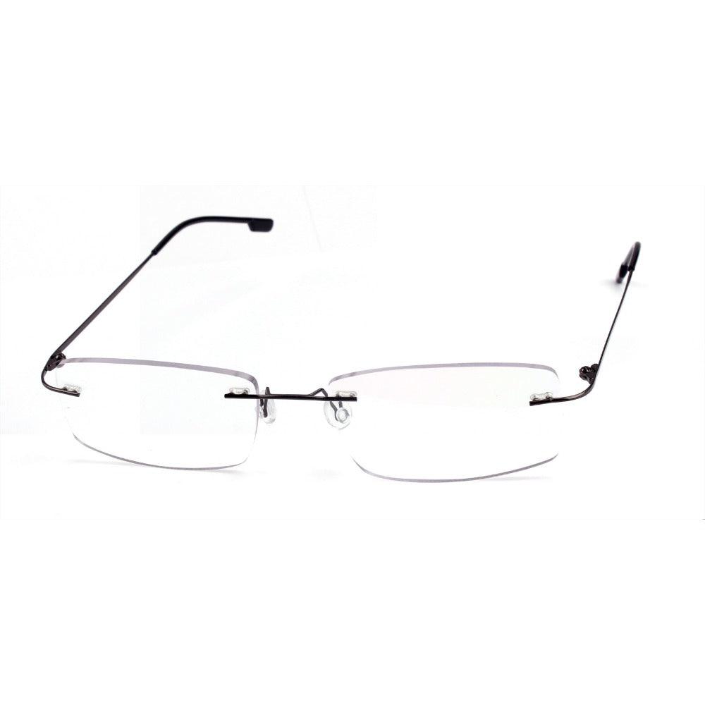 Titanium Alloy Flexible Rimless Hinged Optical Eyeglasses A305 - AGSTUM OPTICAL