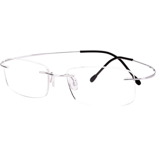 Titanium Rimless Flexible Frame Hingeless Optical Eyeglasses model A1002 | Agstum Optical