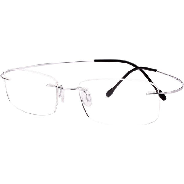 Titanium Rimless Flexible Hingeless Optical Eyeglasses A1002 - AGSTUM OPTICAL