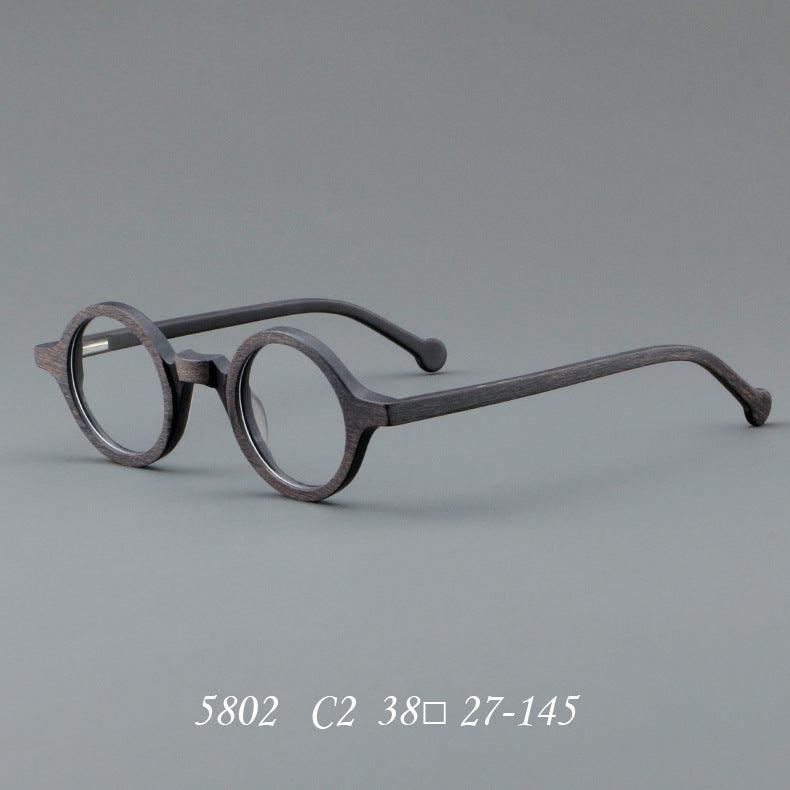 Handmade Acetate Wood Stripes Eyeglasses A5802 - AGSTUM OPTICAL