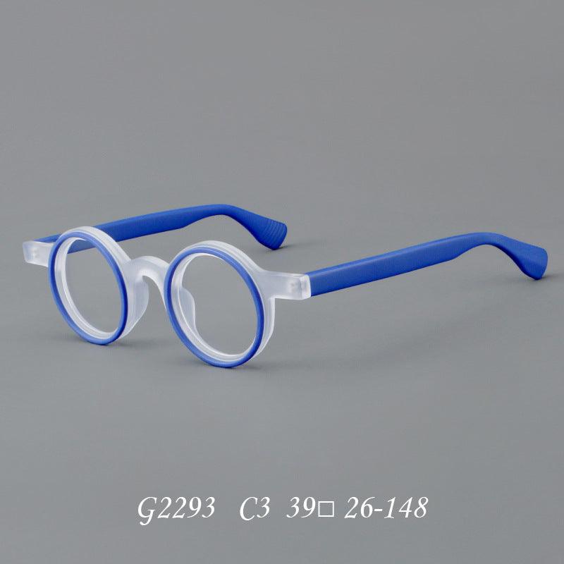 Handmade Acetate Round Eyeglasses A2293 - AGSTUM OPTICAL