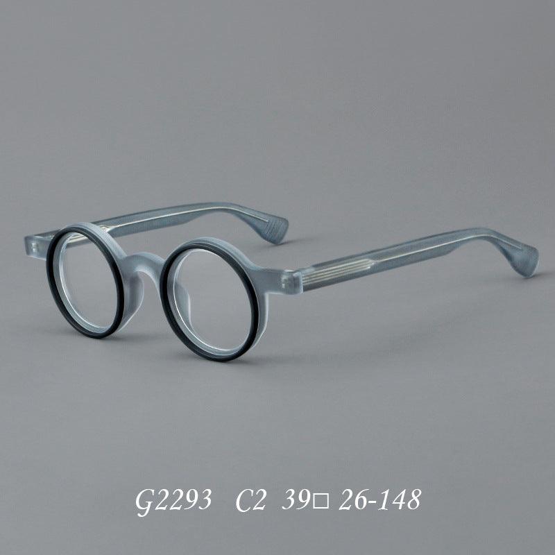 Handmade Acetate Round Eyeglasses A2293 - AGSTUM OPTICAL