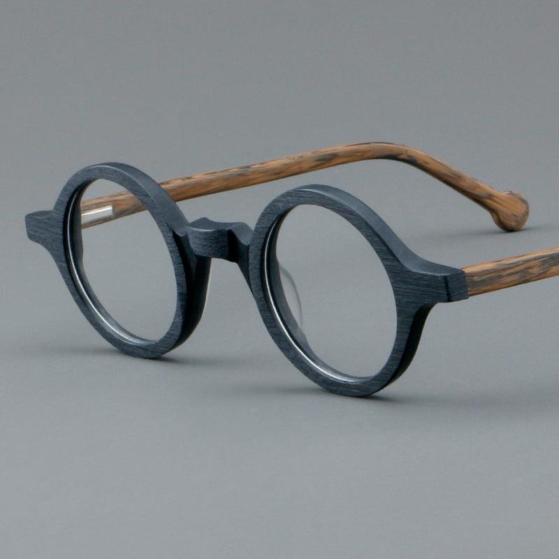 Handmade Acetate Wood Stripes Eyeglasses A5802 - AGSTUM OPTICAL