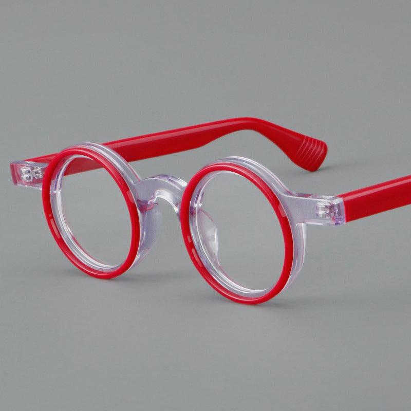 Handmade Acetate Round Eyeglasses A2293 - AGSTUM OPTICAL