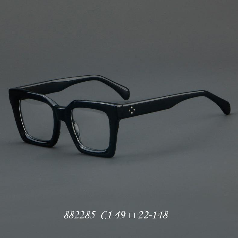 Thick Handmade Acetate Patchwork Eyeglass A882285 - AGSTUM OPTICAL