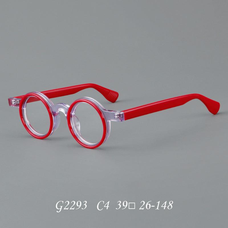 Handmade Acetate Round Eyeglasses A2293 - AGSTUM OPTICAL