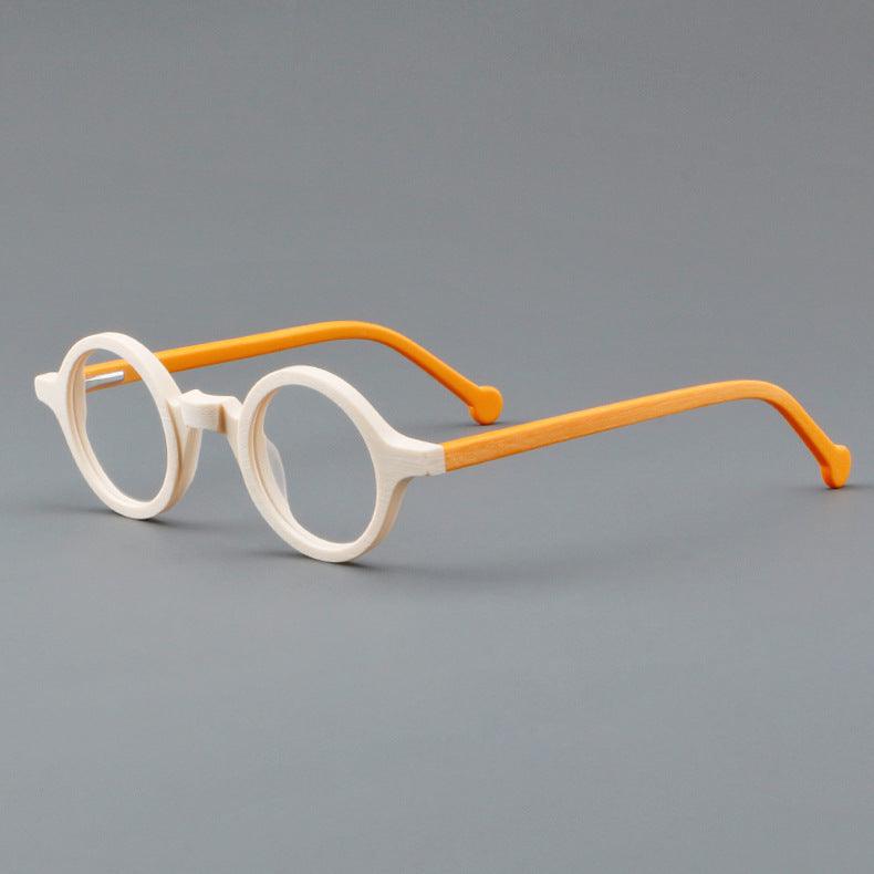 Handmade Acetate Wood Stripes Eyeglasses A5802 - AGSTUM OPTICAL