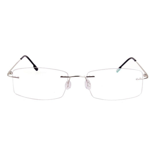 Titanium Alloy Rimless Flexible Hinged Eyeglasses model A305 | Agstum Optical