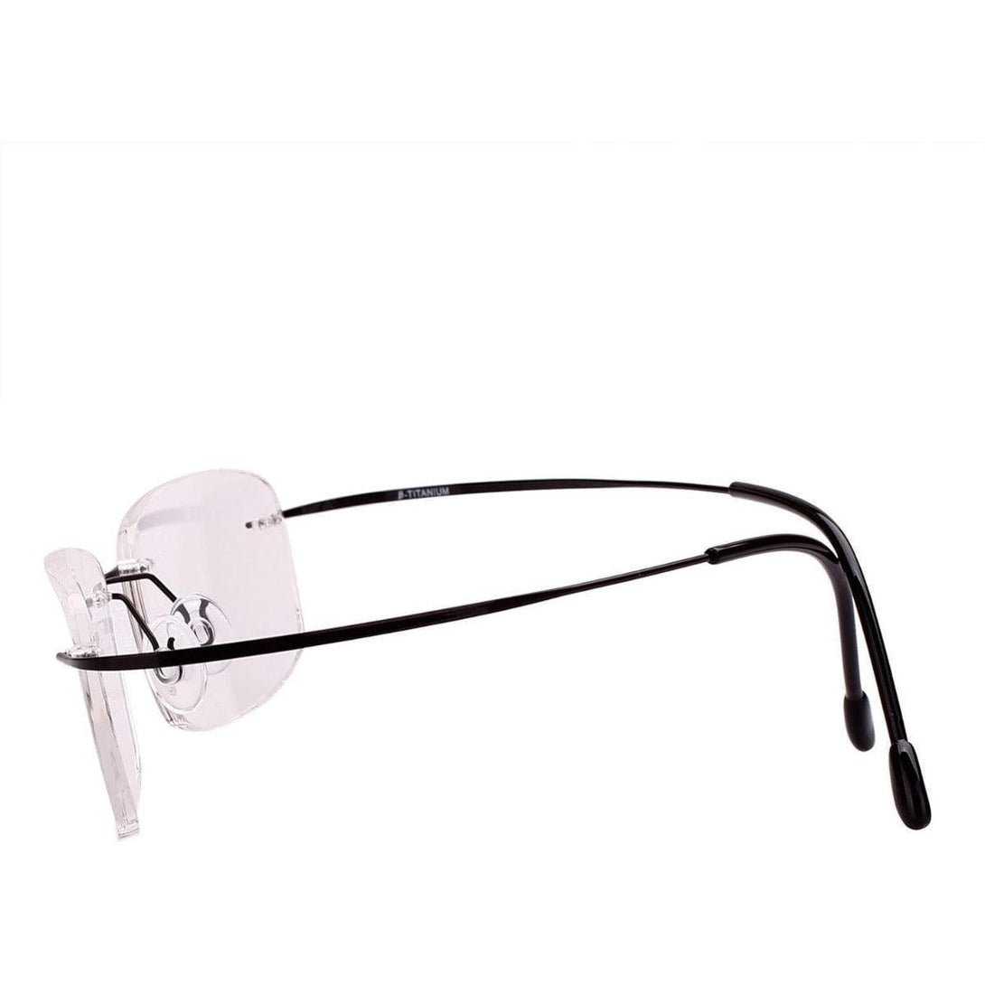 Titanium Rimless Flexible Hingeless Optical Eyeglasses A1002 - AGSTUM OPTICAL