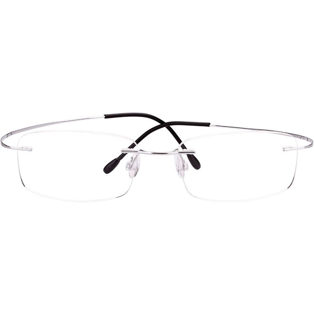 Titanium Rimless Flexible Hingeless Optical Eyeglasses A1002 - AGSTUM OPTICAL