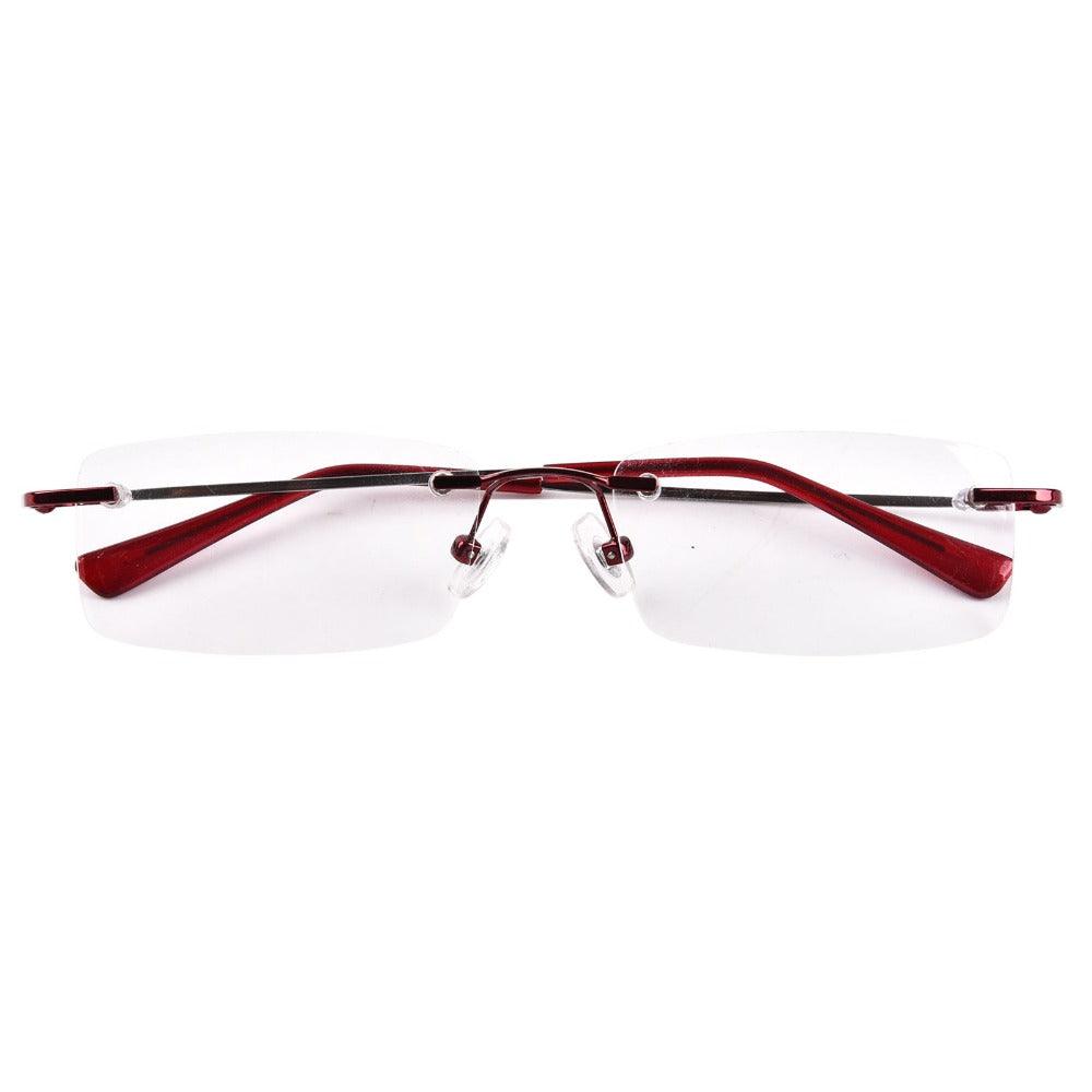 Flexible Rimless Titanium Alloy Eyeglasses A8125 - AGSTUM OPTICAL