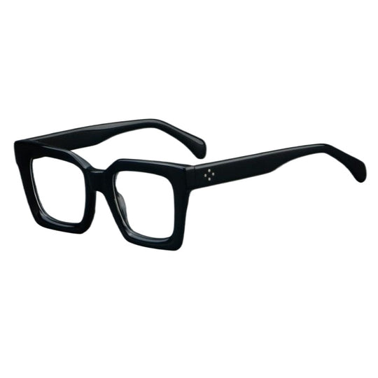 Acetate Patchwork Thick Square Eyeglasses model A882285 | Agstum Optical