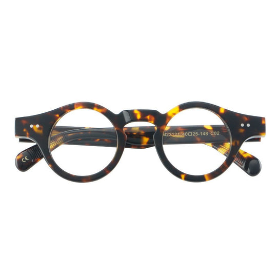 Vintage Thick Acetate Round Eyeglasses model 23121 | Agstum Optical